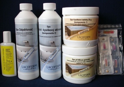 Set kyslíková chemie pro vířivé vany