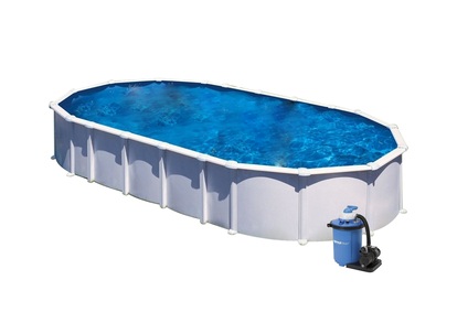 Bazén GRE Fidji 7,3 x 3,75 x 1,32m set bez vzpěr + písková filtrace 8m3/h