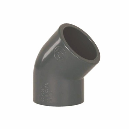 Koleno PVC úhel 45° - 50mm