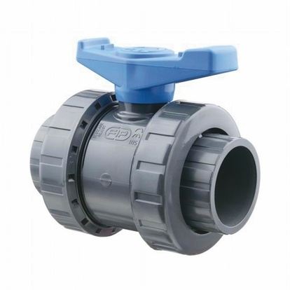 Kulový dvocestný ventil PVC  - 63mm