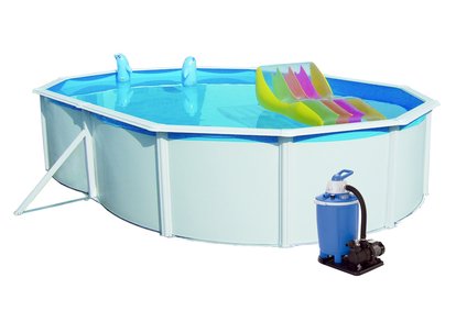 Bazén Nuovo de Luxe 7,3 x 3,66 x 1,2m set + písková filtrace 8m3/hod