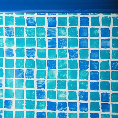 Bazénová fólie GRE kruh 5,50 x 1,32 m mozaika
