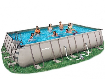 Bazén Bestway s konstrukcí 4,14 x 2,16 x 1,00 m