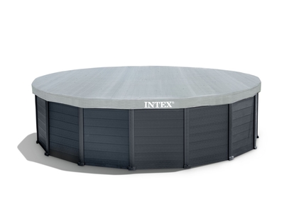 Krycí plachta na INTEX Frame Pool Graphit 4,78 x 1,24m