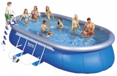 Bazén Bestway ovál 610 x 366 x 122 cm set včetně příslušenství
