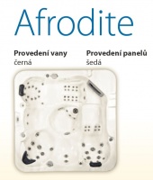 Vířivá vana AFRODITE 2012 - černá