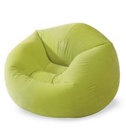Nafukovací křeslo Beanless Bag zelené