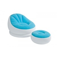 Nafukovací křeslo Cafe Chaise Chair modré