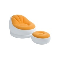 Nafukovací křeslo Cafe Chaise Chair oranžové