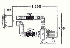 Bazénový protiproud K - JET 400V 88m3 / hod 4,7kW