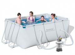 Bazén Bestway s konstrukcí 2,87 x 2,01 x 1,00m písková filtrace 2m3/hod