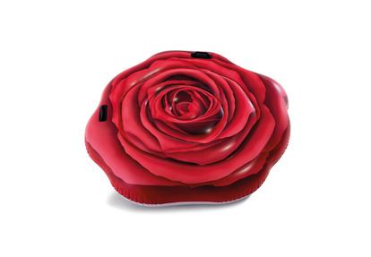 INTEX 58783 Nafukovací lehátko rudá růže