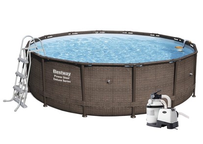 Bazén Bestway Rattan s konstrukcí 4,27 x 1,07 m písková filtrace 4/hod