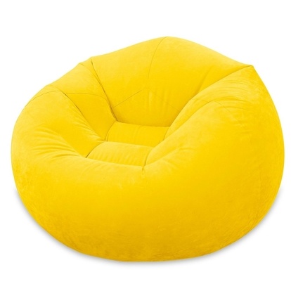 INTEX 68569 Nafukovací křeslo Beanless Bag Chair žluté
