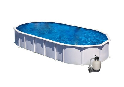 Bazén GRE Fidji 6,1 x 3,75 x 1,32m set bez vzpěr + písková filtrace 6m3/h
