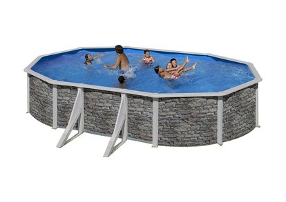 Bazén GRE Iraklion 7,3 x 3,75 x 1,2m set