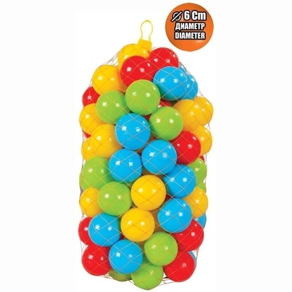 Plastové míčky 6 cm - 100 ks