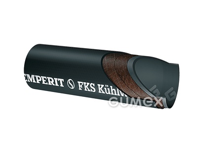 Hadice na horkou vodu FKS-R, 38/46mm, 4bar, SBR, -35°C/+100°C, černá