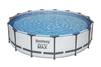 Bazén Bestway s konstrukcí 4,57 x 1,07m světle šedý set