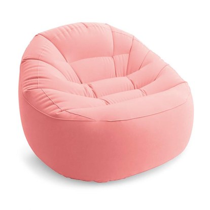INTEX 68590 Nafukovací křeslo Beanless Bag Chair růžové