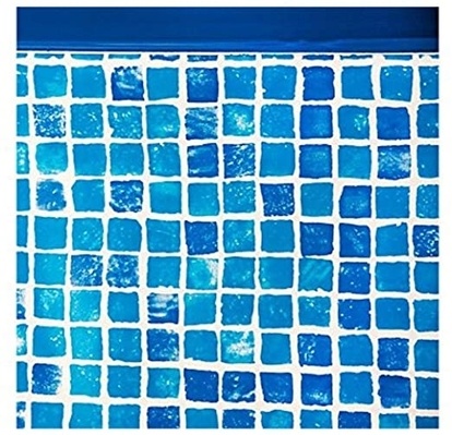 Bazénová fólie GRE ovál 5,00 x 3,00 x 1,32 m mozaika