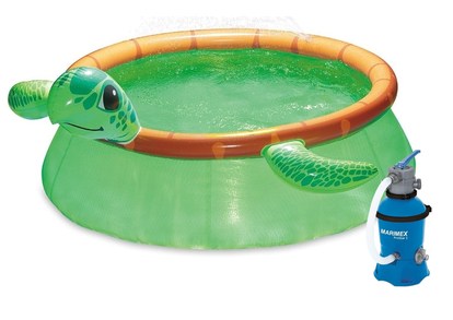 Bazén Tampa 1,83 x 0,51m, motiv Želva, s pískovou filtrací 2m3/hod