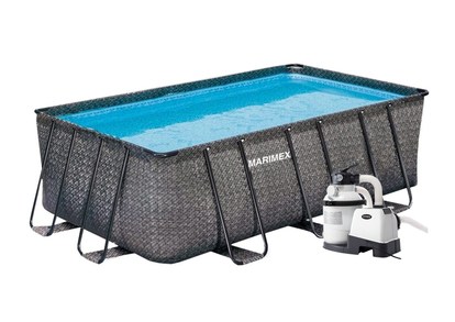 Bazén Florida Premium 2,15 x 4,00 x 1,22 m - dekor RATTAN písková filtrace 4m3/hod