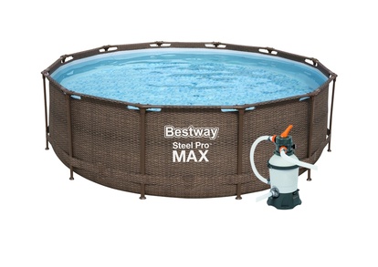 Bazén Bestway Rattan s konstrukcí 3,66 x 1,00 m písková filtrace 2m3/hod