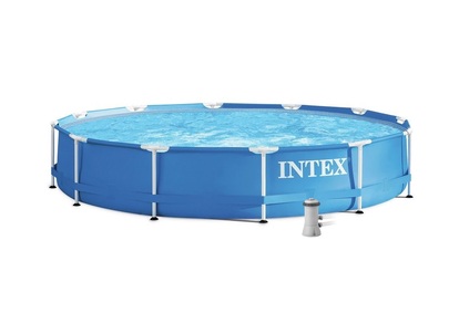 Bazén INTEX Metal Frame 3,66 x 0,84m set včetně příslušenství