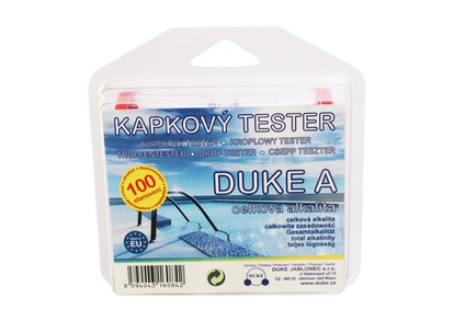 Kapkový tester DUKE A na alkalitu vody