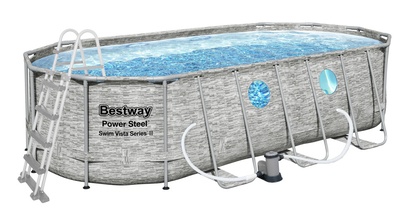 Bazén Bestway Stone Swim Vista s konstrukcí 5,49 x 2,74 x 1,22m set