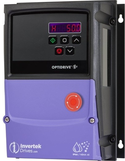 Frekvenční měnič OPTIDRIVE E3 - 0,75kW; 4,3A; 1x 230V / 3x 230V; IP66