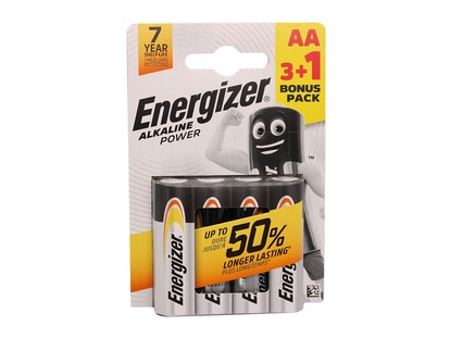 Energizer Alkaline Power AA 3+1 zdarma