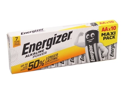 Energizer Alkaline Power Maxi Pack AA 10ks