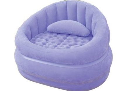 INTEX 68563 Nafukovací křeslo Loungen Cafe Chair fialové