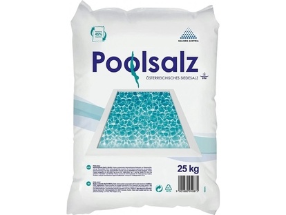 POOLSALZ - Bazénová sůl k výrobě chlóru elektrolýzou certifikovaná BPR 528/2012 25kg