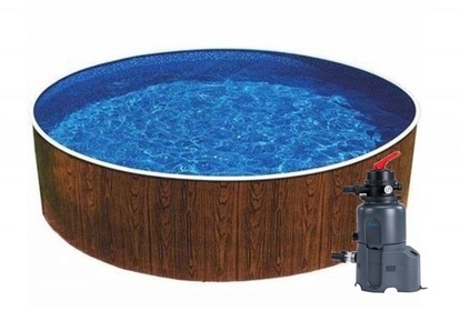 Bazén Splash Wood 3,0 x 0,9m + písková filtrace 2m3/hod