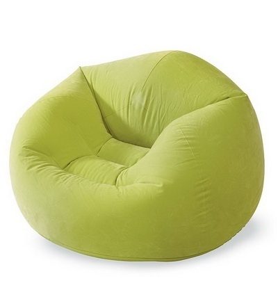 INTEX 68569 Nafukovací křeslo Beanless Bag Chair zelené