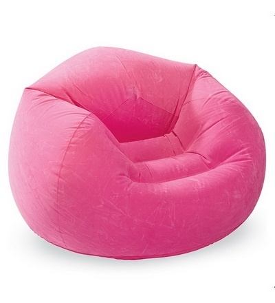 INTEX 68569 Nafukovací křeslo Beanless Bag Chair růžové