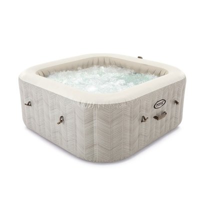 Vířivý bazén INTEX 28446 Pure Spa Chevron Deluxe se systémem slané vody (do roku 2024)