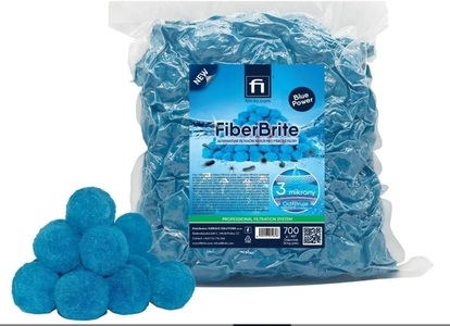 Filtrační kuličky FiberBrite Blue Power pes 50mm, 700g