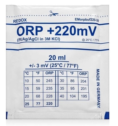 Kalibrační roztok pufr pro ORP (Redox) +220mV, 20ml