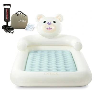 BAZAR - INTEX 66814 Nafukovací cestovní postel pro děti - Medvěd