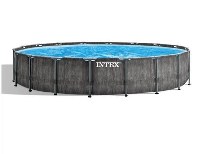 INTEX Prism Frame Premium Greywood 5,49 x 1,22m set včetně příslušenství