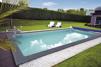 Bazénový set CF Block Stairs Pro 7 x 3,5 x 1,5 m