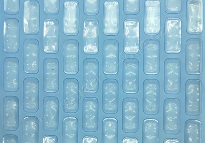 Solární plachta dle rozměrů - světle modrá 500mic