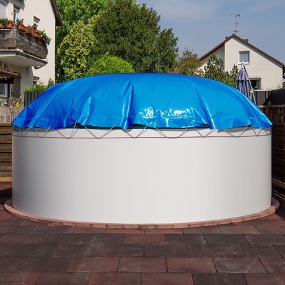 Bazénový polštář POOLSANA AIR PROTECT modrý, kruh 3,00 m