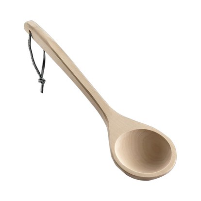 Saunová lžíce 40 cm, kulatá miska