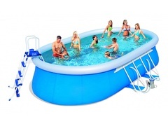 Bazén Bestway ovál 4,88 x 3,05 x 1,07m set včetně příslušenství
