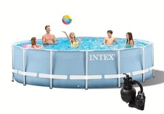 INTEX Prism Frame 4,57 x 1,22m set + písková filtrace 4,5m3/hod